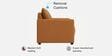 Enchant 2.0 Leatherette 3 Seater Sofa In Tan PU Colour