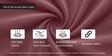 Enchant 2.0 Velvet 3 Seater Sofa In Berry Wine Colour