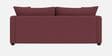 Enchant 2.0 Velvet 3 Seater Sofa In Berry Wine Colour