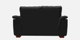 Entice Leatherette 2 Seater Sofa in Black Colour