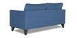 Enzo Fabric 3 Seater Sofa in Blue Colour