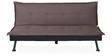 Enzo Convertible Sofa Cum Bed in Brown Colour