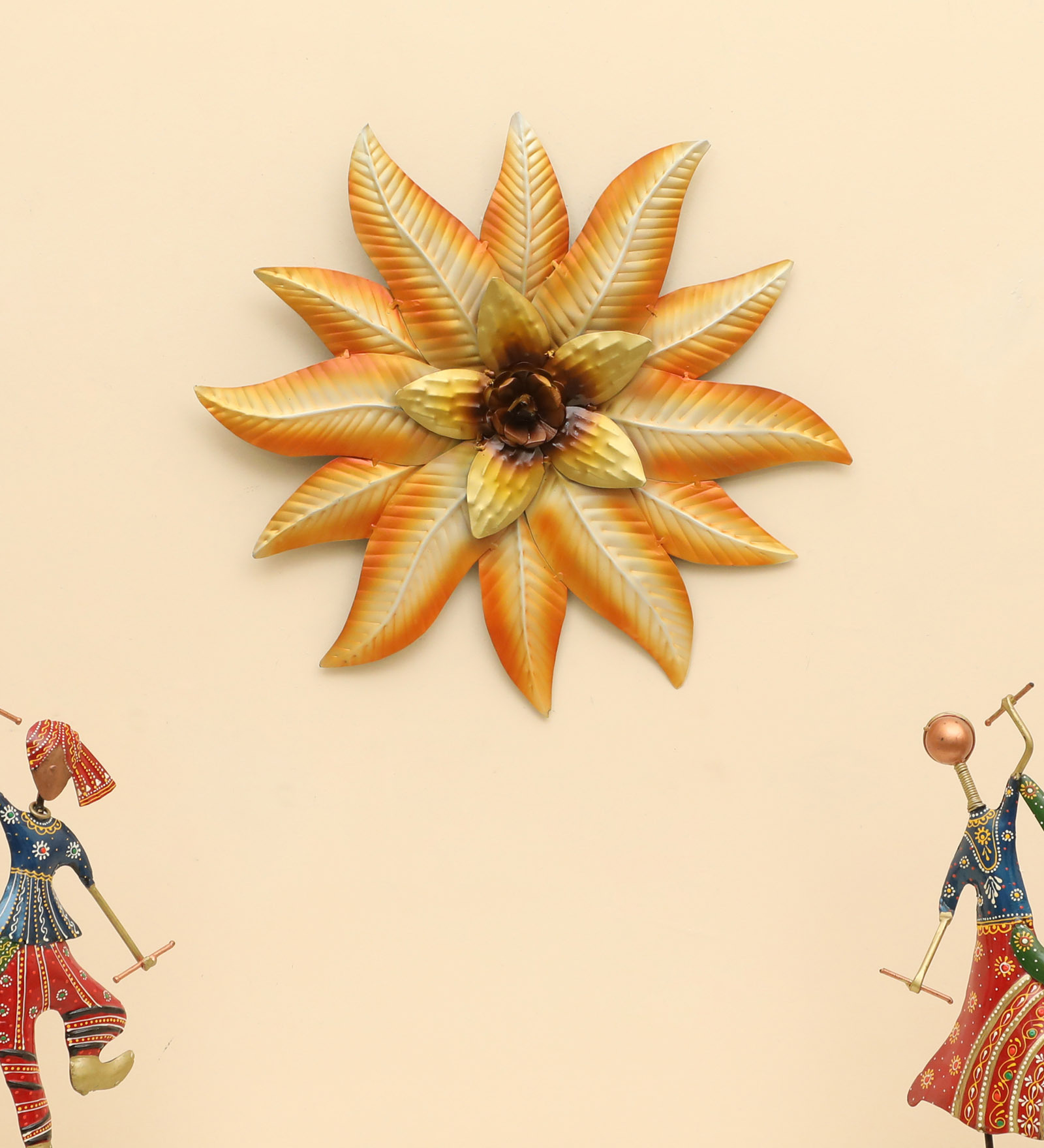 Ena Flower Small Metal Wal Art