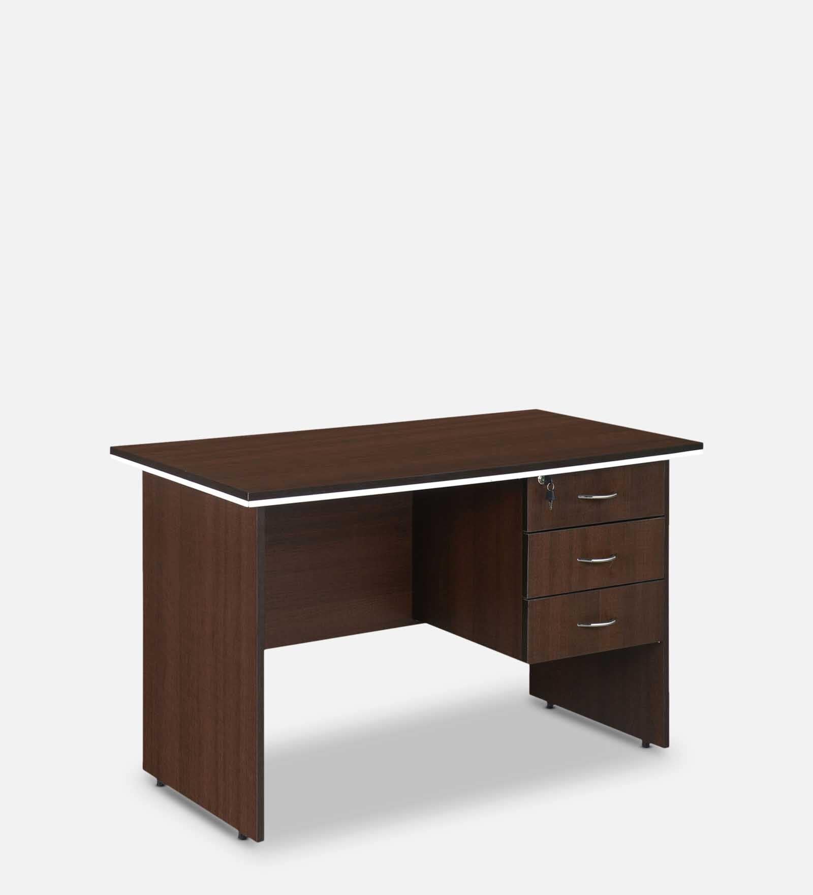 Endura Office Table in Walnurt Finish