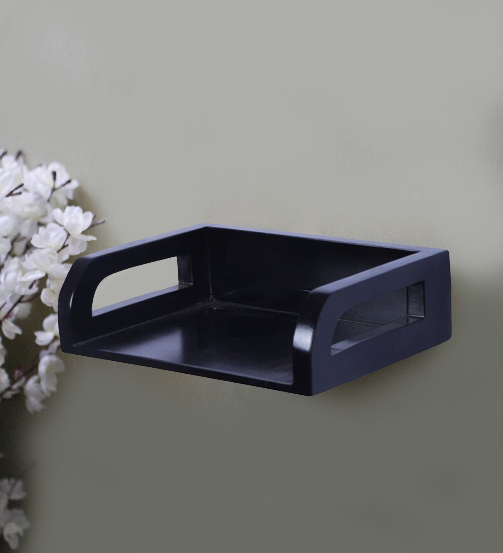 Engineered Wood Set Up Box  in Black Colour