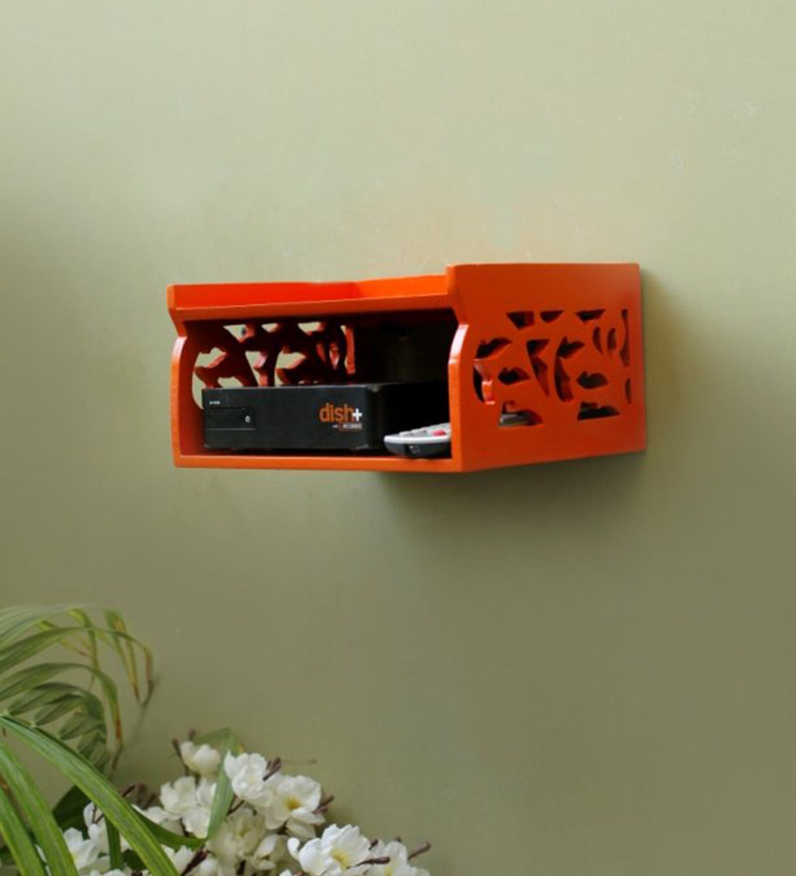 Engineered Wood Set Up Box in Orange Colour