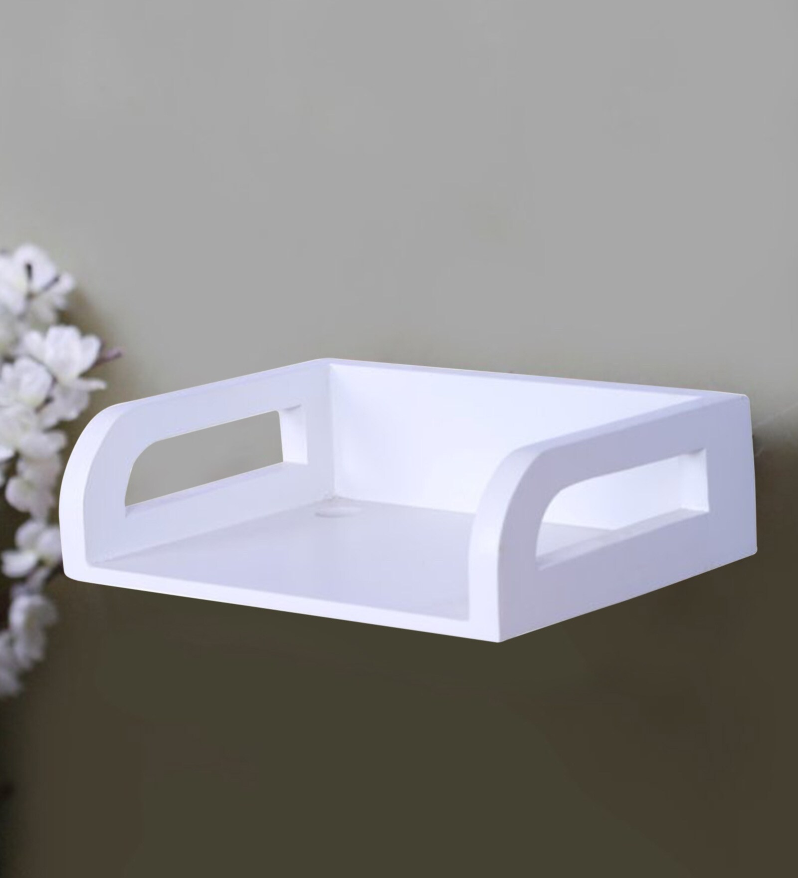 Engineered Wood Set Up Box in White Colour