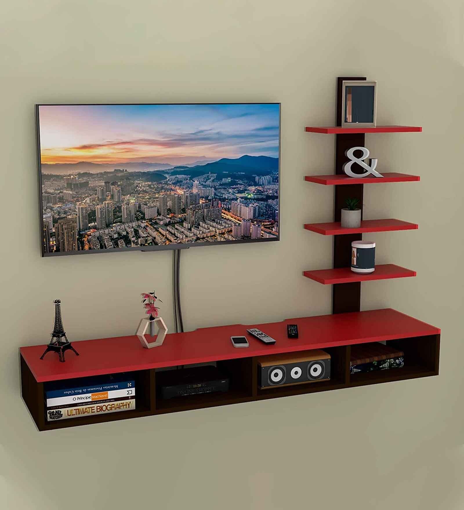 Engineered Wood Set Up Box Red Colour