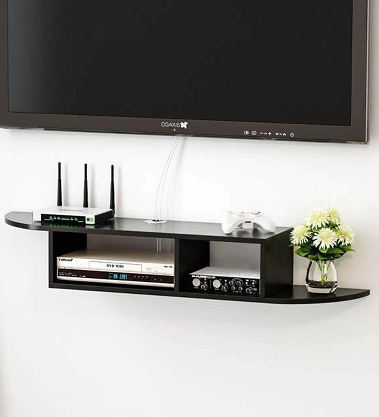 Engineered Wood Set Up Box Black Colour