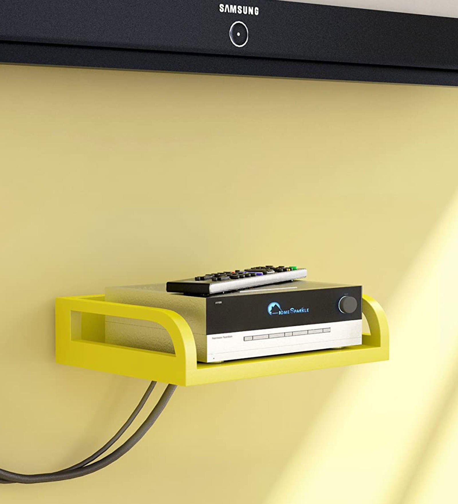 Engineered Wood Set Up Box Yellow Colour