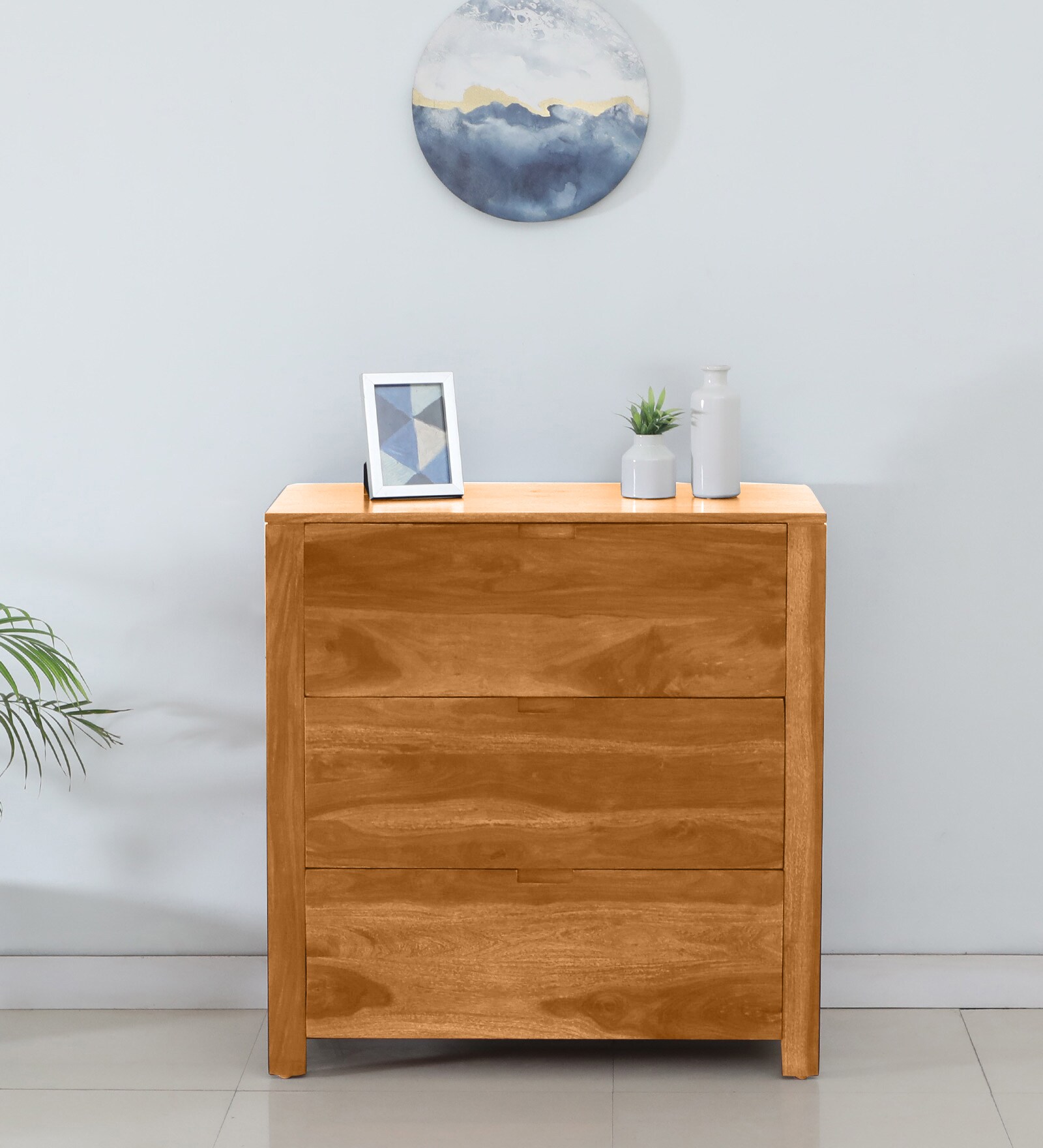 Enkel Sheesham Wood Chest Of Drawers in Scratch Resistant Rustic Teak Finish Enkel Sheesham Wood Chest Of Drawers in Scratch Resistant Rustic Teak Finish