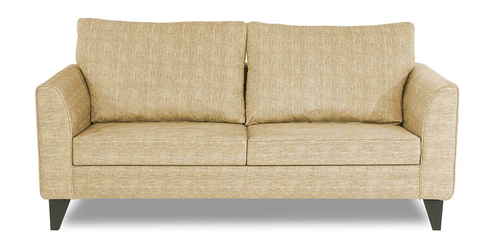 Enzo Fabric 3 Seater Sofa in Beige Colour Enzo Fabric 3 Seater Sofa in Beige Colour