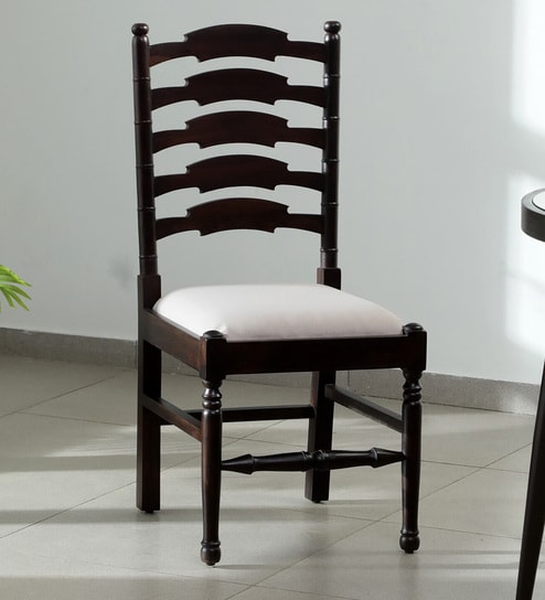 Encore Sheesham Wood Dining Chair In Warm Chestnut Finish (Set Of 2)