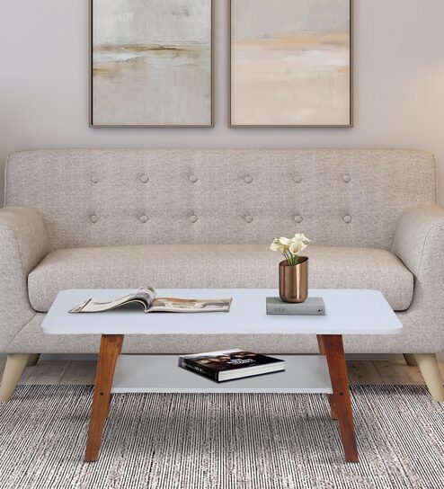 Enrique Coffee Table In White Colour