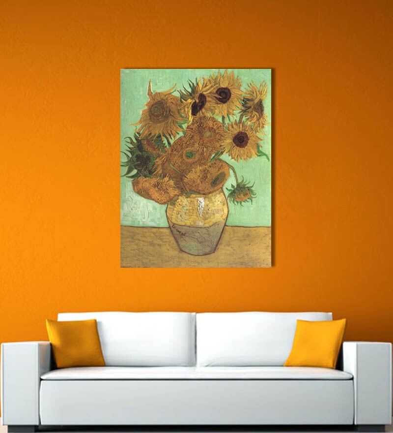 Enlighten Still Life Vase With Sunflowers Arles By Vincent Van