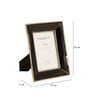 Enamel Embrace Photo Frame In Jet Black