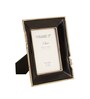 Enamel Embrace Photo Frame In Jet Black