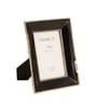 Enamel Embrace Photo Frame In Jet Black