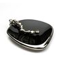 Enamel Black & Silver Aluminium Tissue Holder
