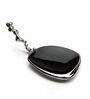Enamel Black & Silver Aluminium Tissue Holder
