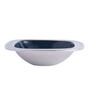 Enamel Versace Blue & Silver Aluminium Serving Bowl
