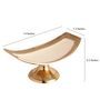 Enamel Versace Design White & Gold 14 Inch Aluminium Appetizer Platter