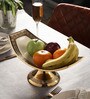 Enamel Versace Design White & Gold 14 Inch Aluminium Appetizer Platter