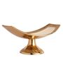 Enamel Versace Design White & Gold 14 Inch Aluminium Appetizer Platter