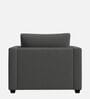 Enchant 2.0 Fabric 1 Seater Sofa In Steel Grey Colour