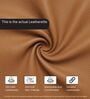 Enchant 2.0 Leatherette 1 Seater Sofa In Tan PU Colour