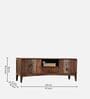 Enchant TV Console in Brown Color