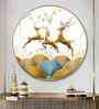 Enchanted Deer Acrylic Round Wall Art