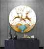 Enchanted Deer Acrylic Round Wall Art