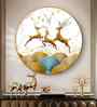 Enchanted Deer Acrylic Round Wall Art