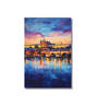 Enchanted Prague Twilight 20inx16in Gallery Wrap Canvas Painting