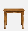 Encore Sheesham Wood 4 Seater Dining Set In Rustic Teak Finish