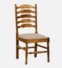 Encore Sheesham Wood 4 Seater Dining Set In Rustic Teak Finish