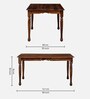 Encore Sheesham Wood 6 Seater Dining Set In Provincial Teak Finish With Bench