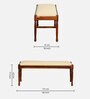 Encore Sheesham Wood Bench In Honey Oak Finish