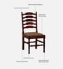 Encore Sheesham Wood Dining Chairs In Honey Oak Finish (Set Of 2)