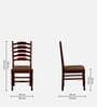 Encore Sheesham Wood Dining Chairs In Honey Oak Finish (Set Of 2)