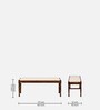 Encore Sheesham Wood 6 Seater Dining Set In Provincial Teak Finish With Bench