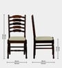 Encore Sheesham Wood Dining Chair In Warm Chestnut Finish (Set Of 2)
