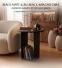 End Table In Black Finish