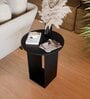End Table In Black Finish