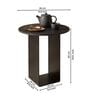 End Table In Black Finish