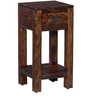 Oriel Sheesham Wood End Table In Provincial Teak Finish