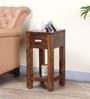 Oriel Sheesham Wood End Table In Provincial Teak Finish