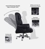 Endeavour Office Chair with Knee Tilt Mechanism in Black Colour