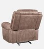 Enfield Fabric 1 Seater Manual Recliner In Brown Colour With Rocker